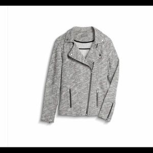 Market & Spruce Light grey motor jacket